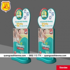 Standee mô hình trưng bày 2 mặt
