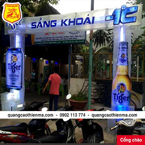 Sản xuất và thi công cổng chào sự kiện Tiger Sản xuất và thi công cổng chào sự kiện Tiger