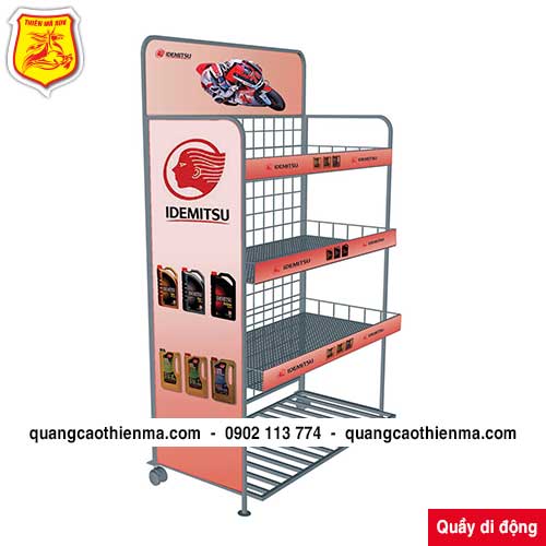 Kệ trưng bày sản phẩm Idemitsu