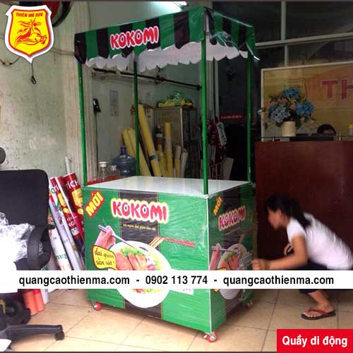 Sản xuất booth bán hàng di động Kokomi