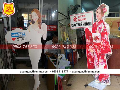 standee hình người