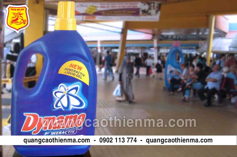 Standee mô hình 3d khung sắt 